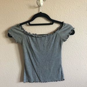 Off the shoulder Hollister shirt